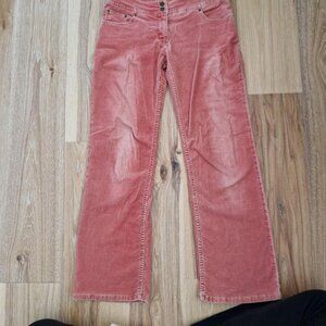 Pink velvet flare pants #pinkpants